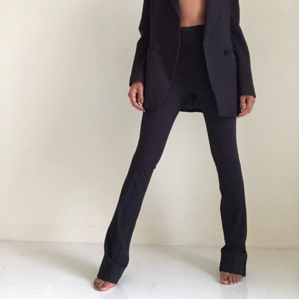 Anine Bing Cigarette Trousers Midnight NWT